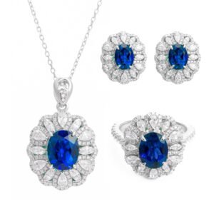 主图_05 2-carat pigeon blood red grown ruby oval ring set