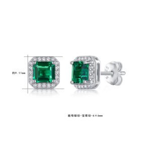 主图_05 11mm 5-carat firework-cut full moissanite luxuriously set ring